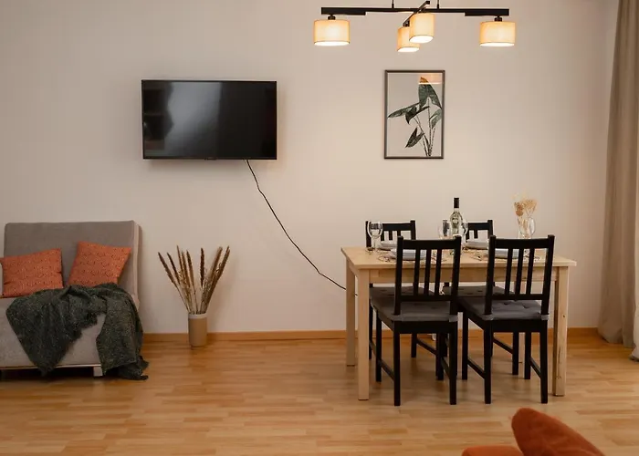 Fresh With Terrace + Free Parking Lägenhet *